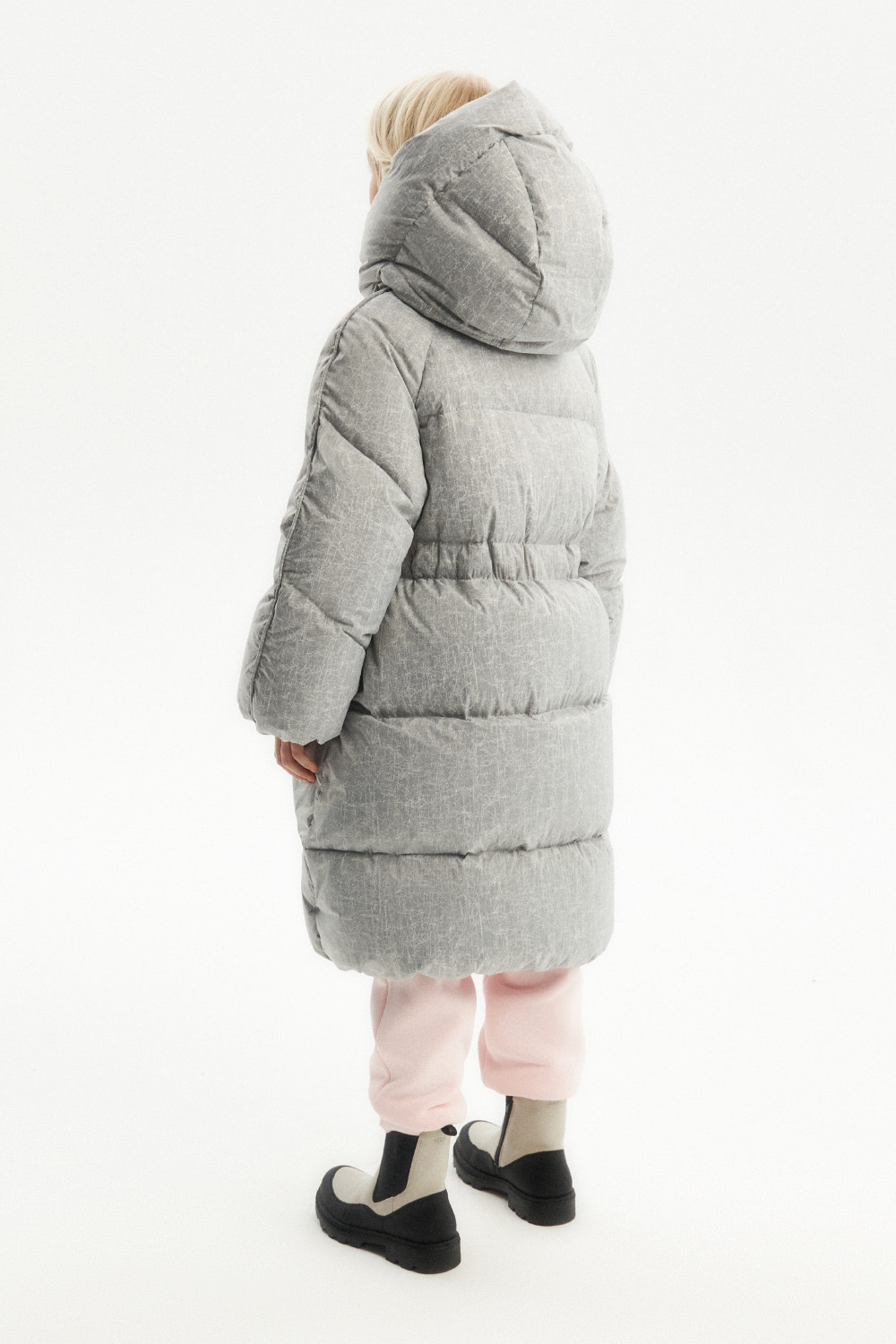 Пальто пуховое с капюшоном (SUOWG-426-20306-801) Silver spoon