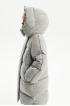 Пальто пуховое с капюшоном (SUOWG-426-20306-801) Silver spoon