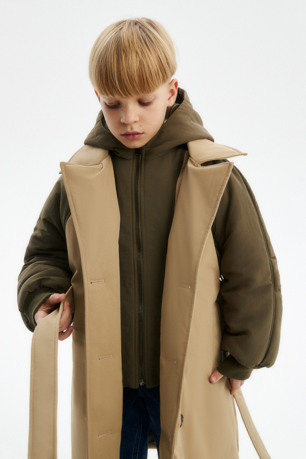 Пальто-тренч (SULWU-546-30309N-724) Silver spoon