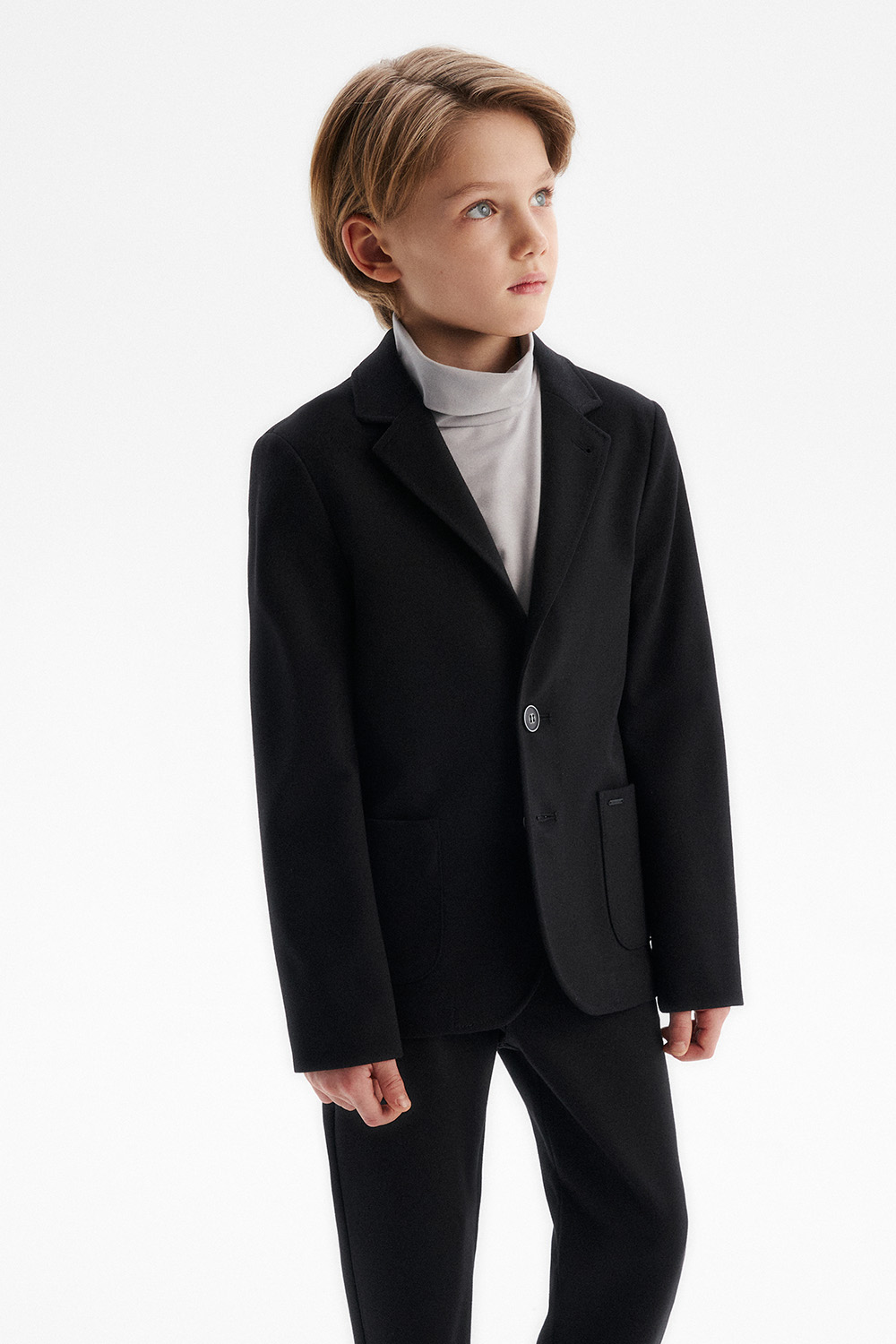 Пиджак comfort из трикотажа Milano jersey (SSFSB-548-13531-112) Silver spoon