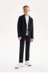 Пиджак Comfort из трикотажа Milano Jersey (SSFSB-428-13531-313) Silver spoon