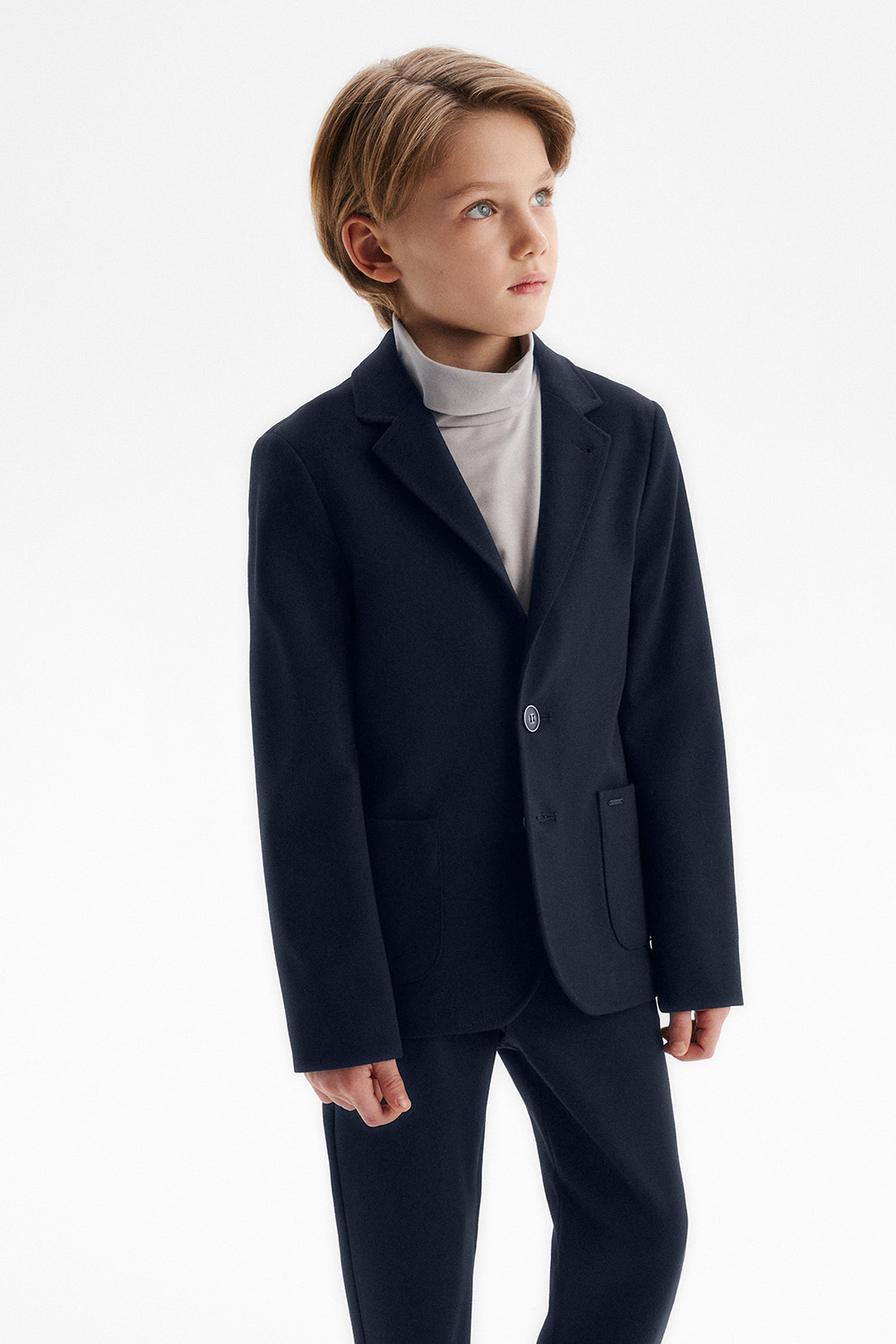 Пиджак comfort из трикотажа Milano jersey (SSFSB-548-13531-323) Silver spoon