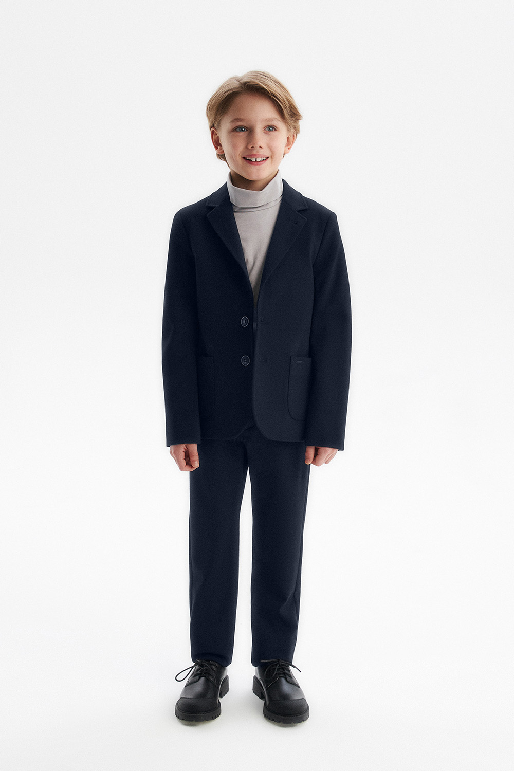 Пиджак comfort из трикотажа Milano jersey (SSFSB-548-13531-323) Silver spoon