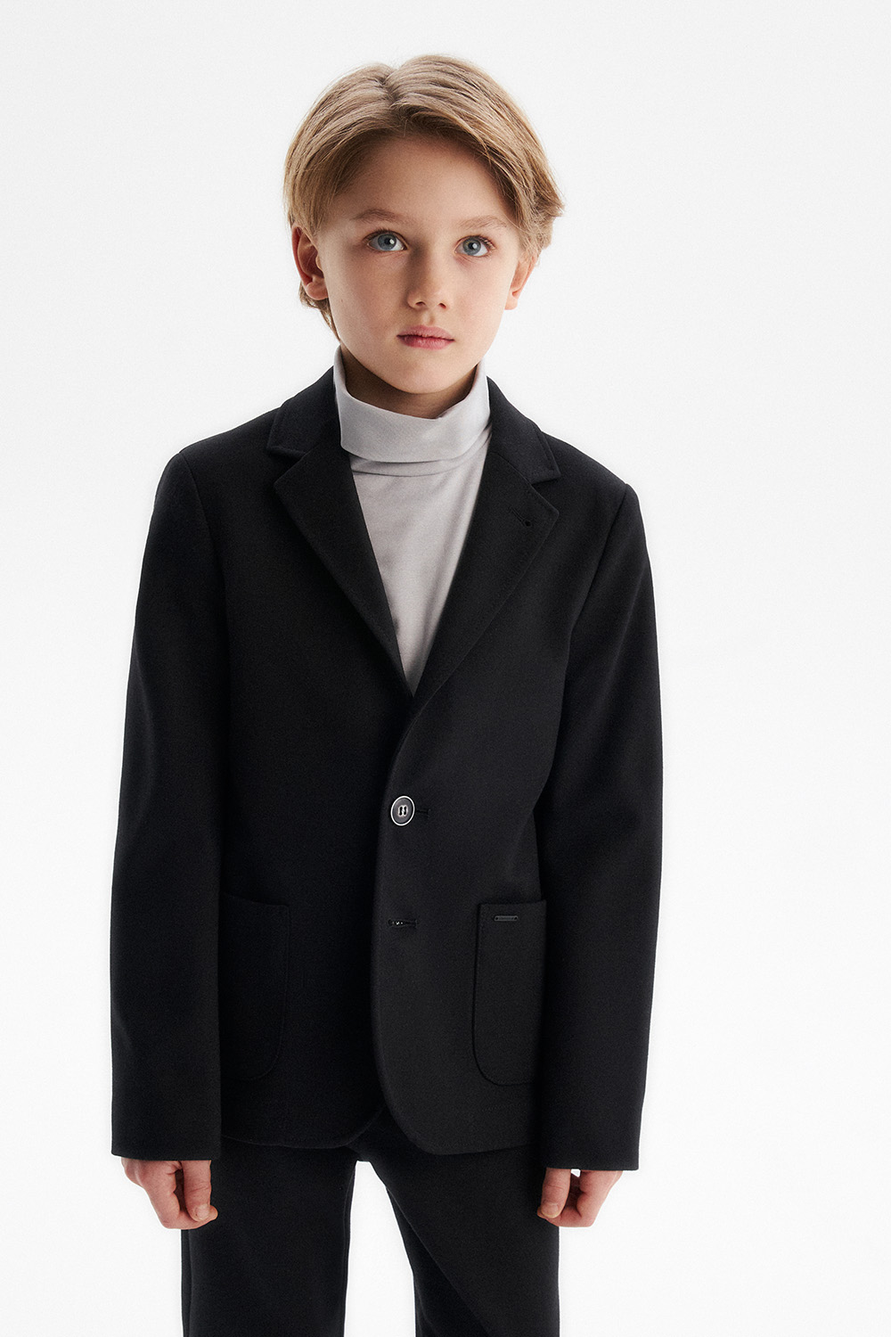 Пиджак comfort из трикотажа Milano jersey (SSFSB-548-13531-112) Silver spoon