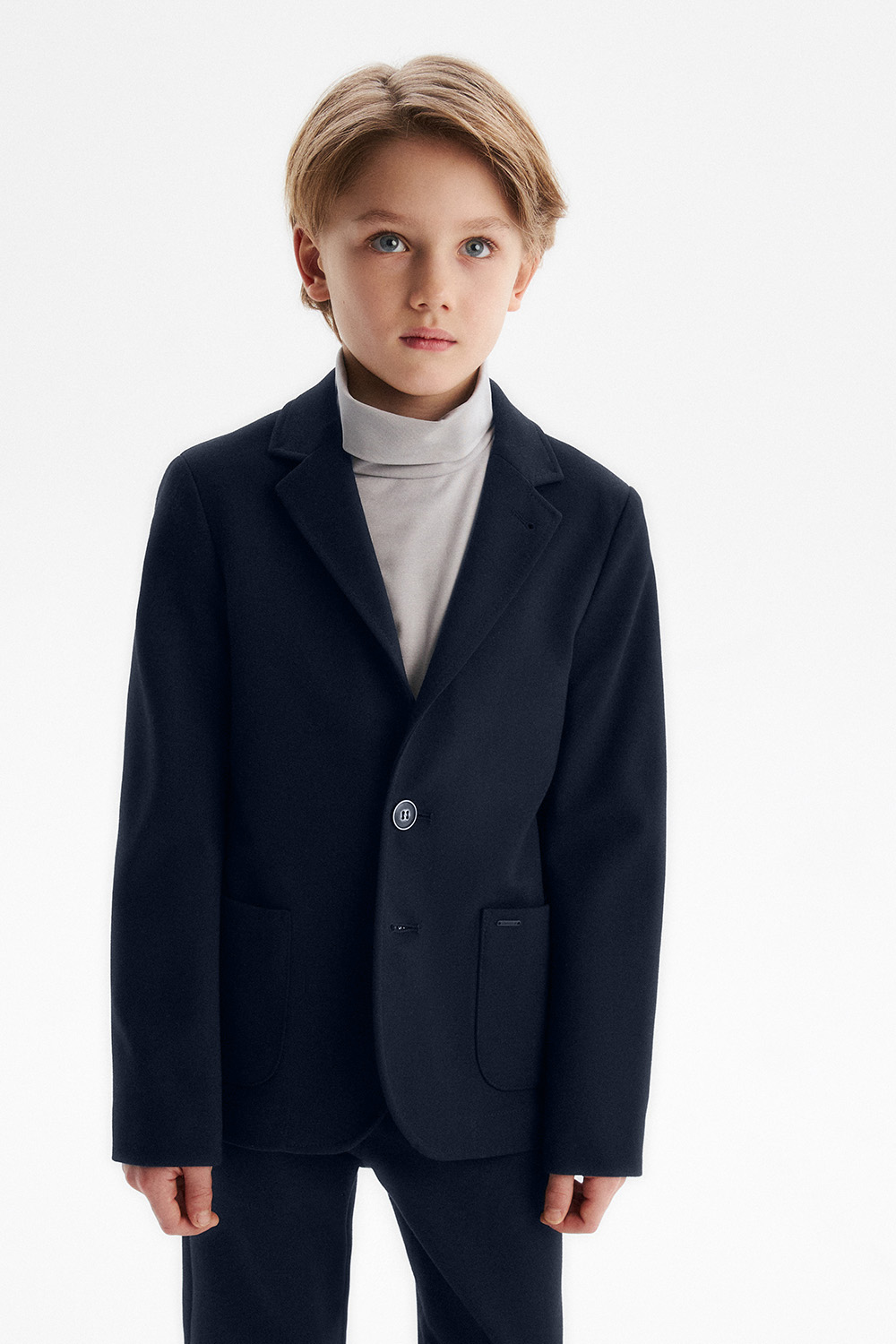 Пиджак comfort из трикотажа Milano jersey (SSFSB-548-13531-323) Silver spoon