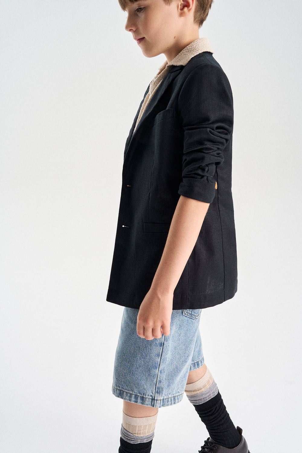 Пиджак из 100% льна (SNFSB-649-13511-181) Silver spoon