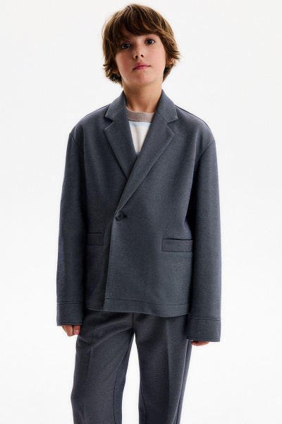 Пиджак из трикотажа пике (SSLSB-548-13500-804) Silver spoon