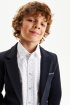 Пиджак slim из трикотажа Milano jersey (SSFSB-548-13533-323) Silver spoon