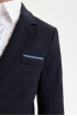 Пиджак slim из трикотажа Milano jersey (SSFSB-548-13533-323) Silver spoon