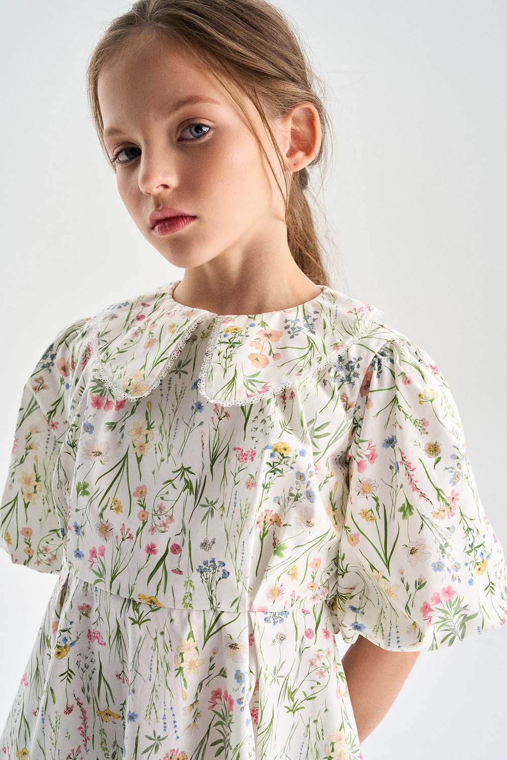 Платье из хлопка (SNFSG-629-23811-930) Silver spoon