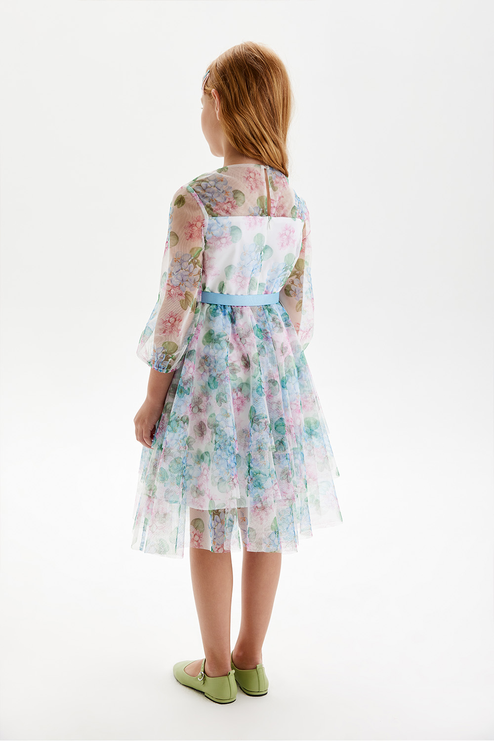 Платье с цветочным принтом (SNFSG-219-23600-986) Silver spoon
