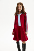 Платье в стиле color block из трикотажа milano jersey (SSLWG-228-23617-414) Silver Spoon