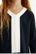 Платье в стиле color block из трикотажа milano jersey (SSLWG-228-23617-309) Silver Spoon