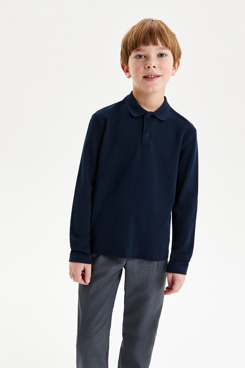 Поло Comfort из хлопка (SSFSB-548-15250-300) Silver spoon