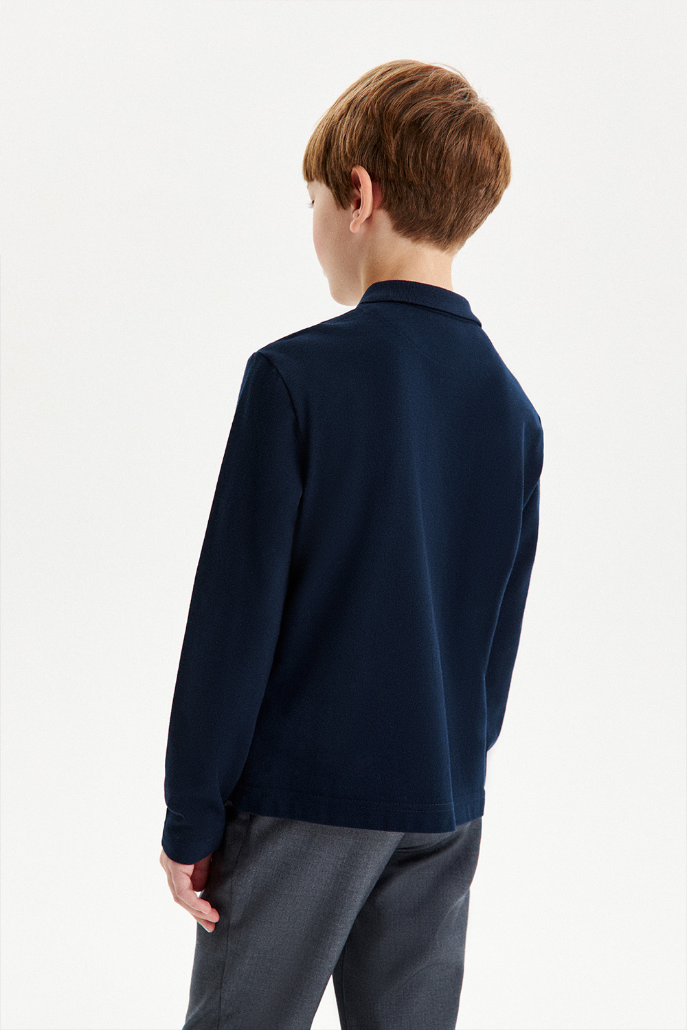 Поло Comfort из хлопка (SSFSB-548-15250-300) Silver spoon