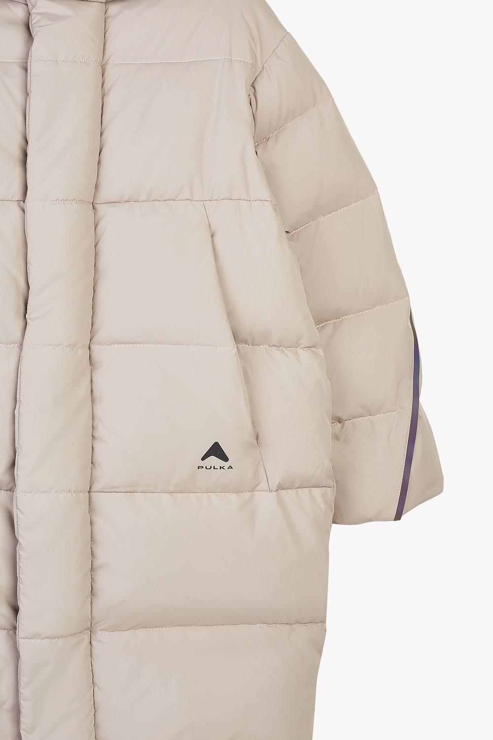 Пуховик с капюшоном (PUOWU-546-30130-701) Silver spoon