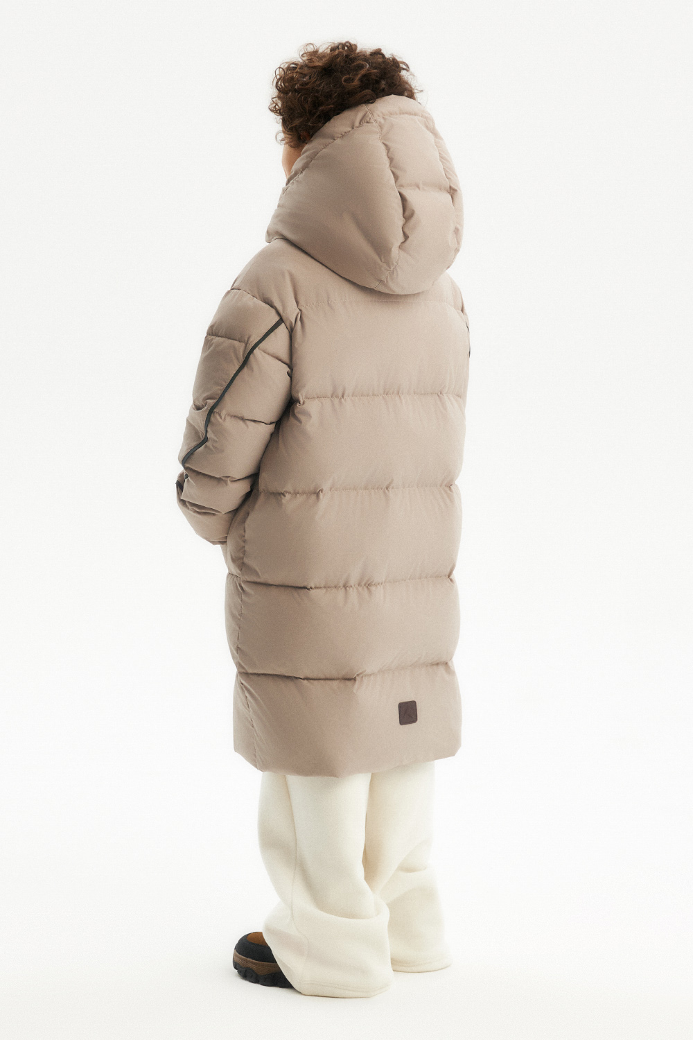 Пуховик с капюшоном (PUOWU-546-30130-701) Silver spoon