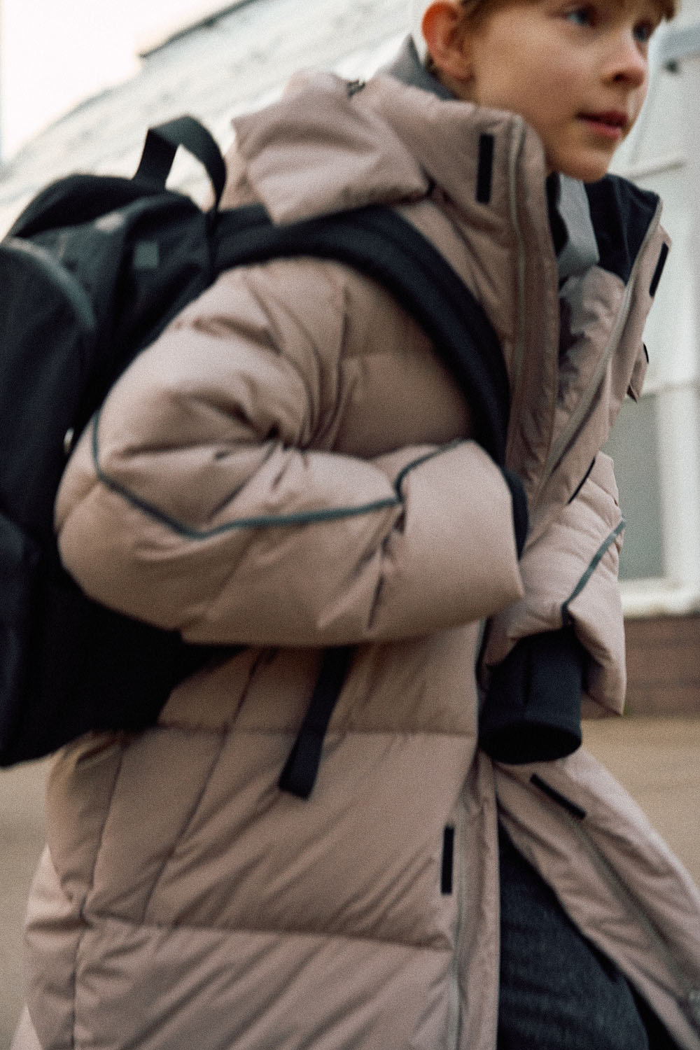 Пуховик с капюшоном (PUOWU-546-30130-701) Silver spoon