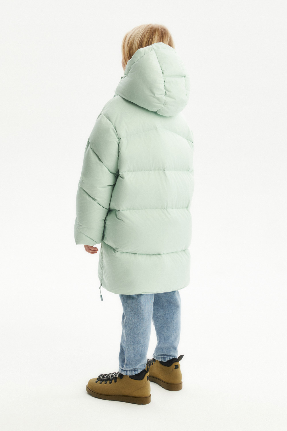 Пуховик с капюшоном (SUOWG-426-20316-629) Silver spoon