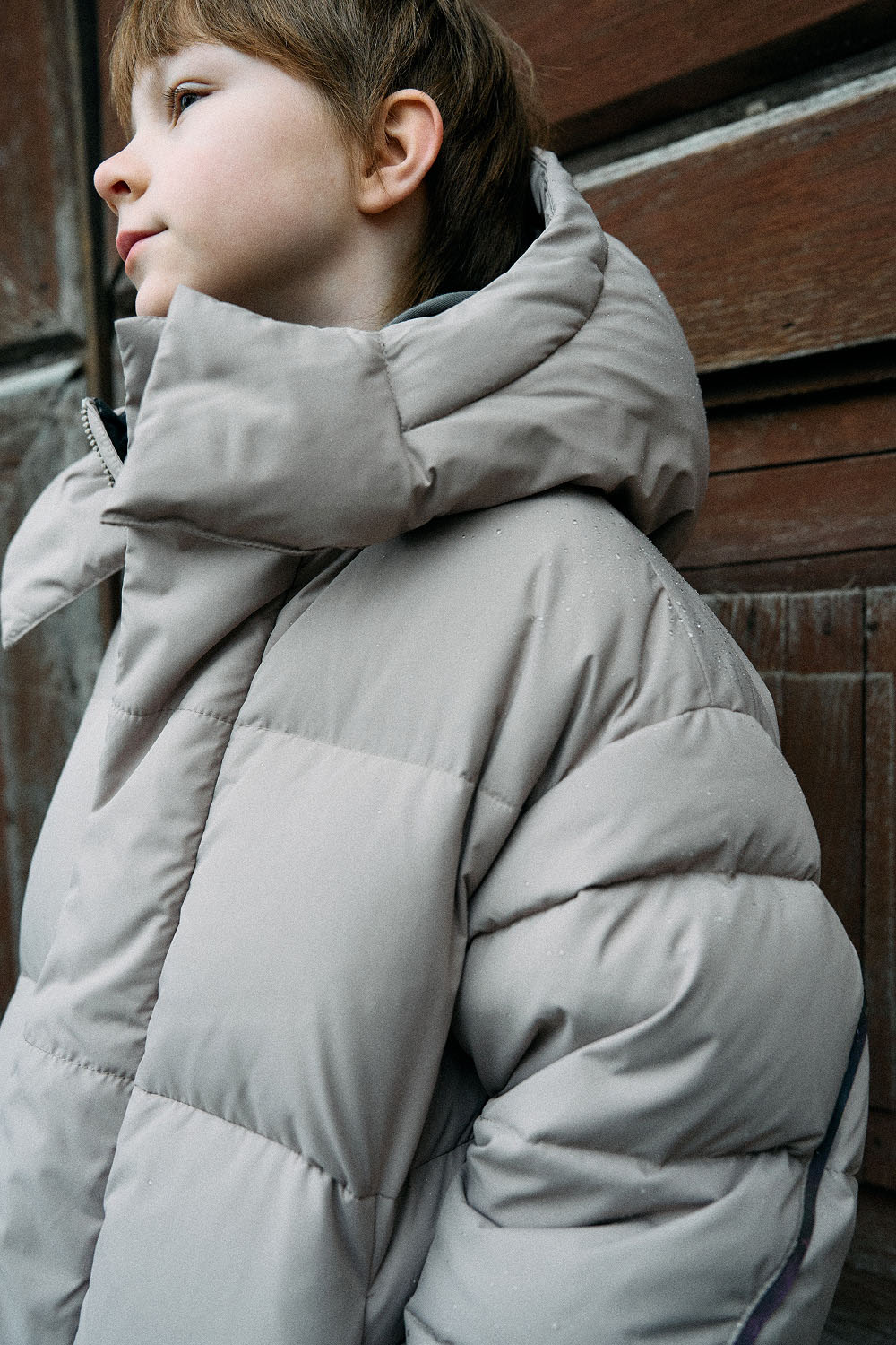 Пуховик с капюшоном (PUOWU-546-30130-701) Silver spoon