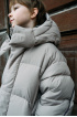 Пуховик с капюшоном (PUOWU-546-30130-701) Silver spoon