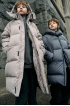 Пуховик с капюшоном (PUOWU-546-30130-701) Silver spoon