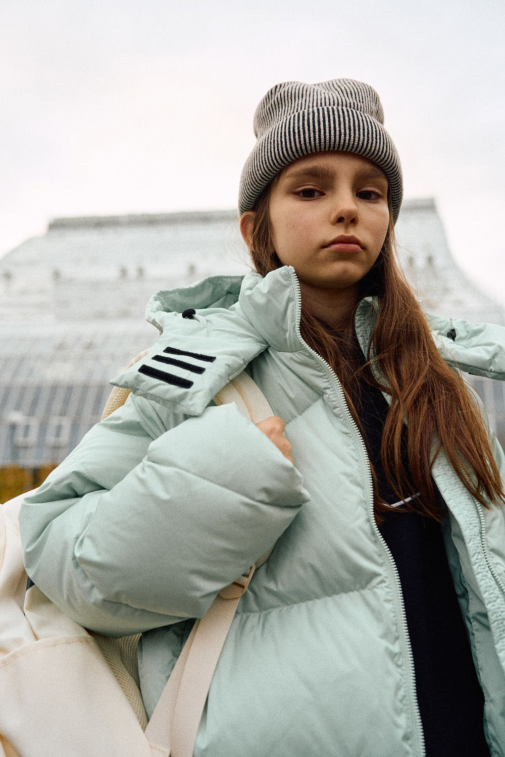 Пуховик с капюшоном (SUOWG-426-20316-629) Silver spoon