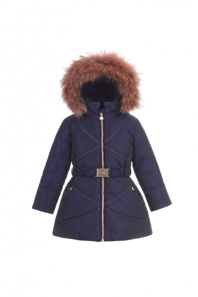 Пуховик с натуральным мехом (PUFWG-816-20122-320) Silver spoon