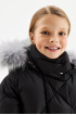 Пуховое пальто с натуральным мехом (PUFWG-326-20316-104) Silver Spoon