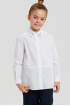 Рубашка из хлопка с минималистичным декором воротника (SSFSG-029-23016-200) Silver spoon