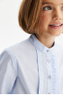 Рубашка из хлопка с воротничком-стойкой (SSFSG-229-23009-303) Silver Spoon