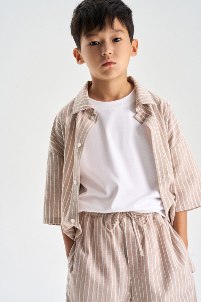 Рубашка свободного кроя (SSLSB-649-14200-734) Silver spoon