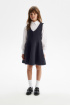 Сарафан из Milano jersey приталенный (SSFSG-528-23722-821) Silver spoon