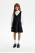 Сарафан из Milano jersey приталенный (SSFSG-528-23722-309) Silver spoon