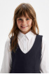 Сарафан из Milano jersey приталенный (SSFSG-528-23722-821) Silver spoon