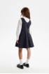 Сарафан из Milano jersey приталенный (SSFSG-528-23722-821) Silver spoon