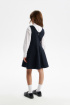 Сарафан из Milano jersey приталенный (SSFSG-528-23722-309) Silver spoon