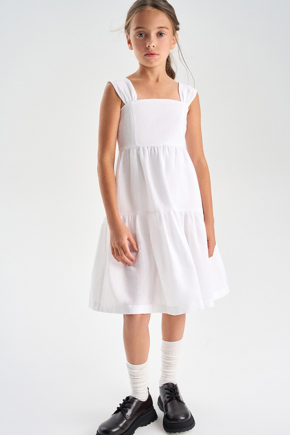 Сарафан с завышенной талией (SNFSG-629-23711-219) Silver spoon