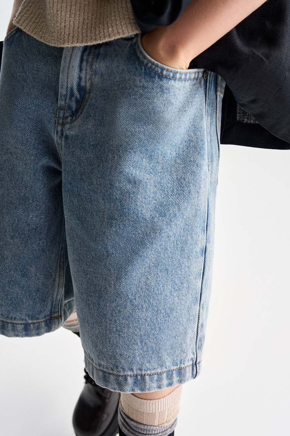 Шорты из денима (SSLSB-644-17422-001) Silver spoon