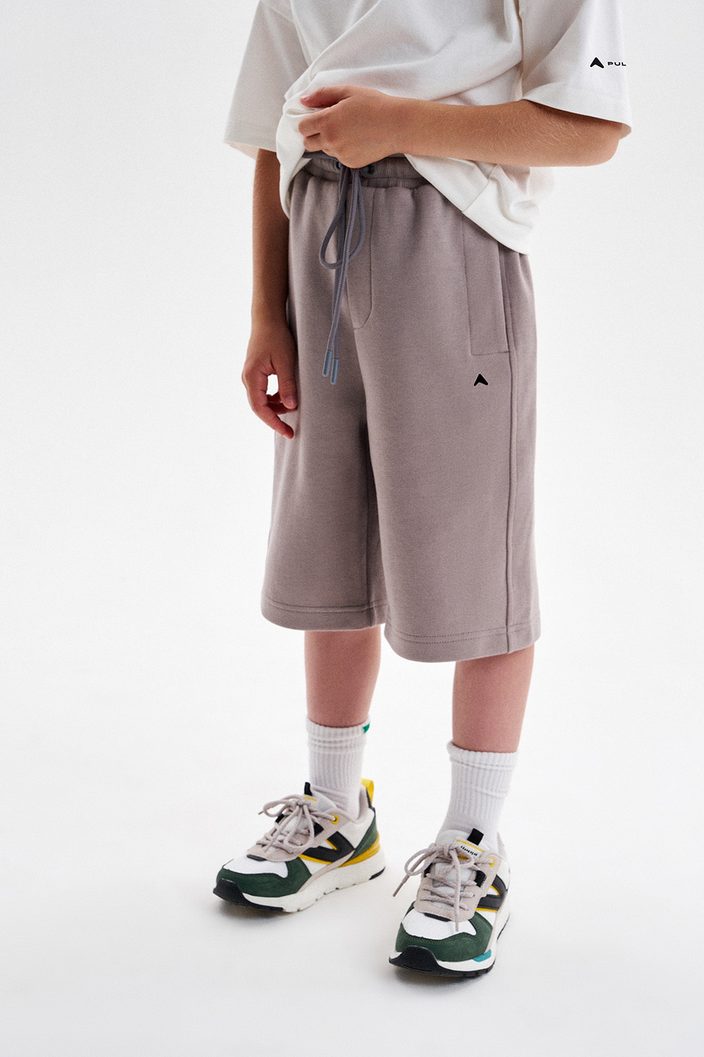 Шорты из трикотажа пике унисекс (PUASU-438-36925-801) Silver spoon