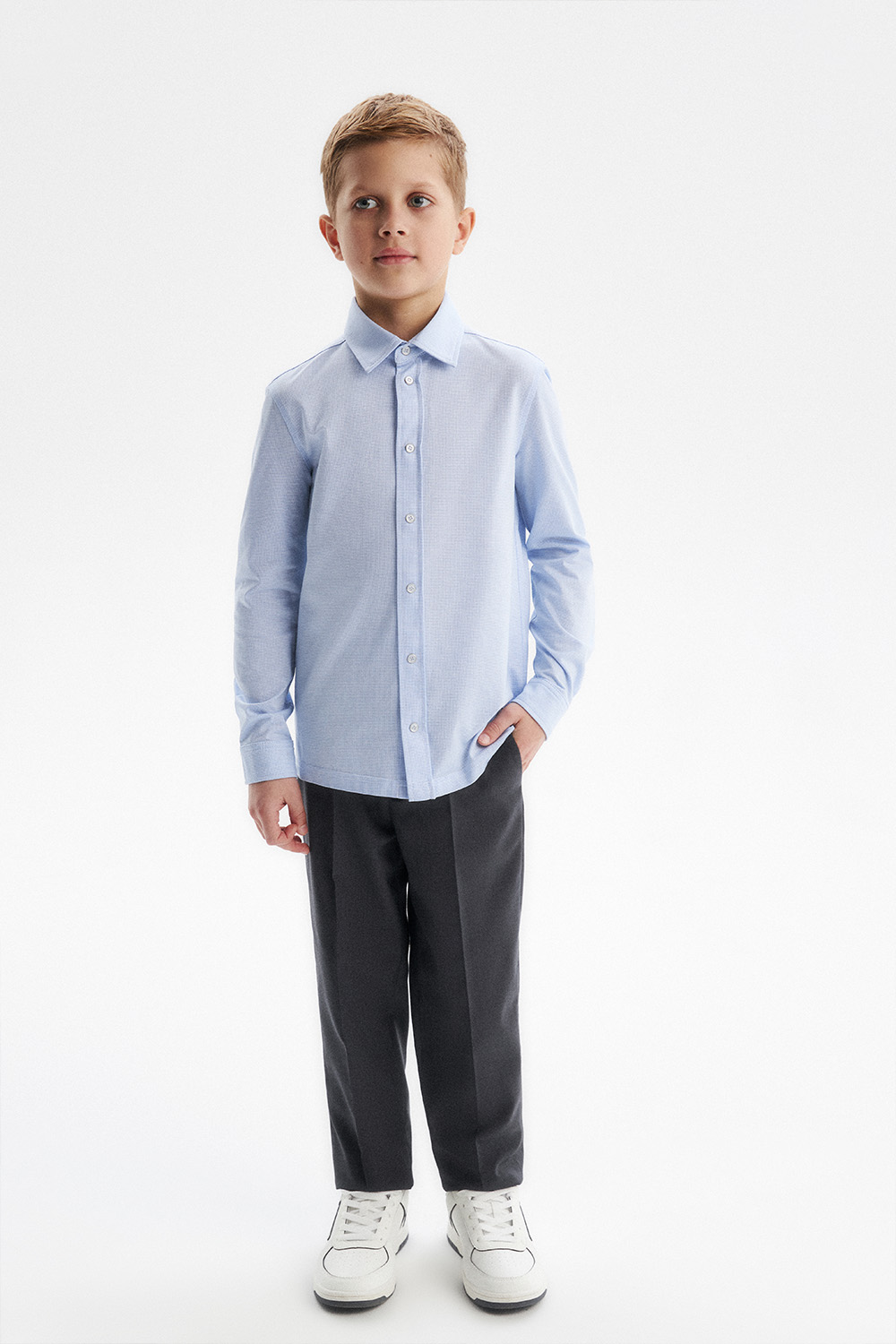 Сорочка comfort из 100% хлопкового трикотажа (SSFSB-548-14413-332) Silver spoon