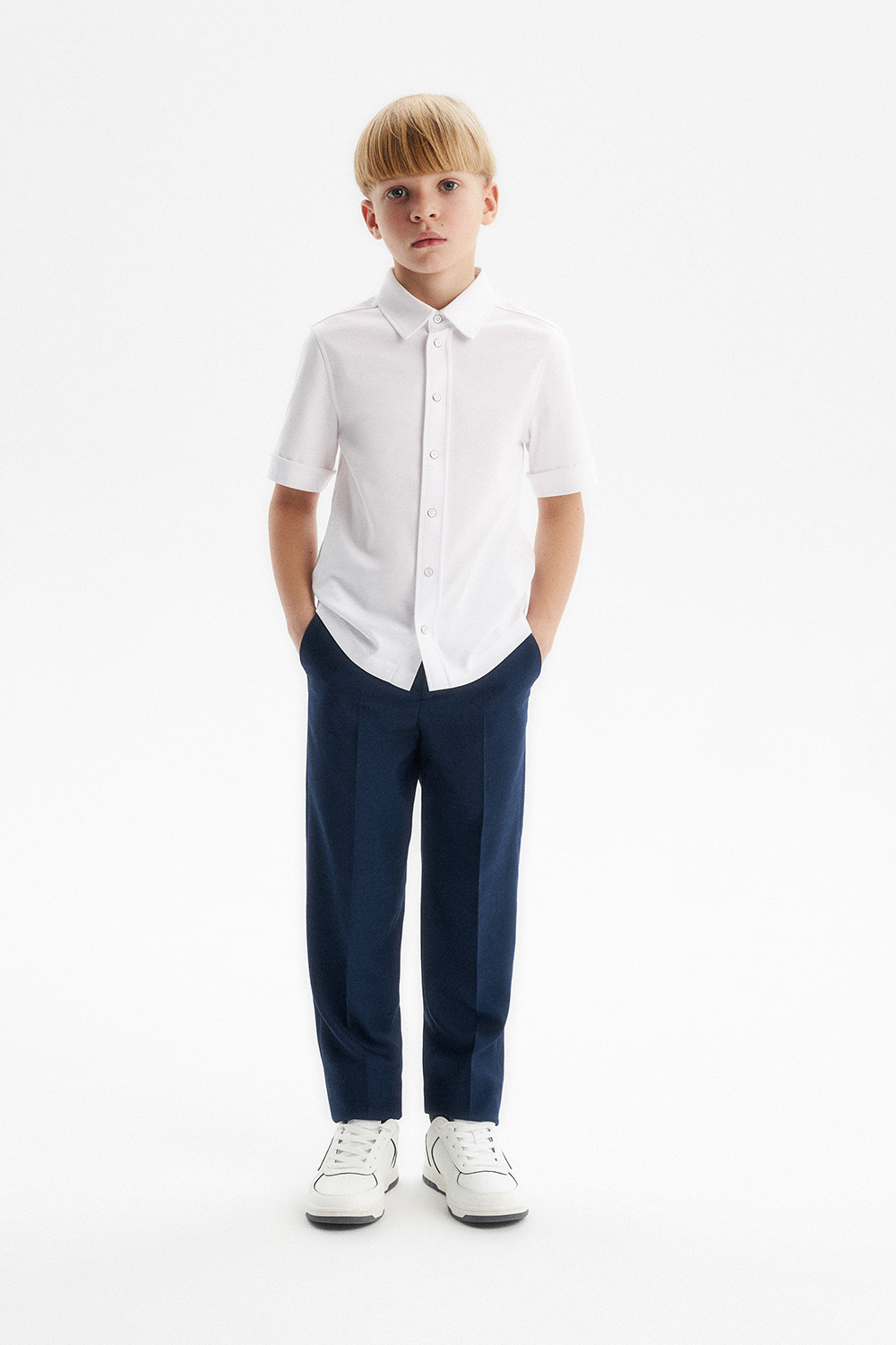 Сорочка slim из хлопка supima cotton (SSFSB-548-14535-200) Silver spoon