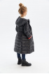 Стеганое пальто ниже колена с контрастной подкладкой (SSFSG-026-20307-101) Silver spoon