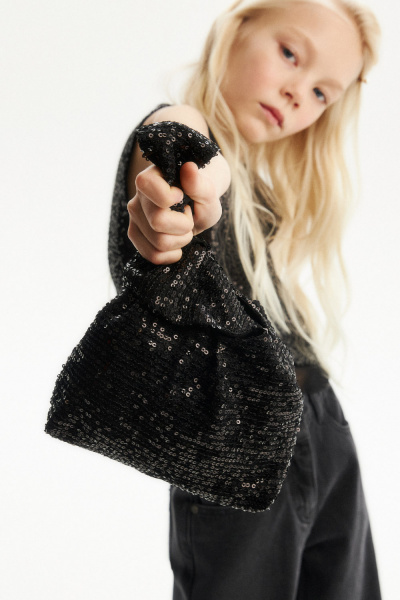 Сумочка с пайетками (SUAWG-505-29330-122) Silver spoon