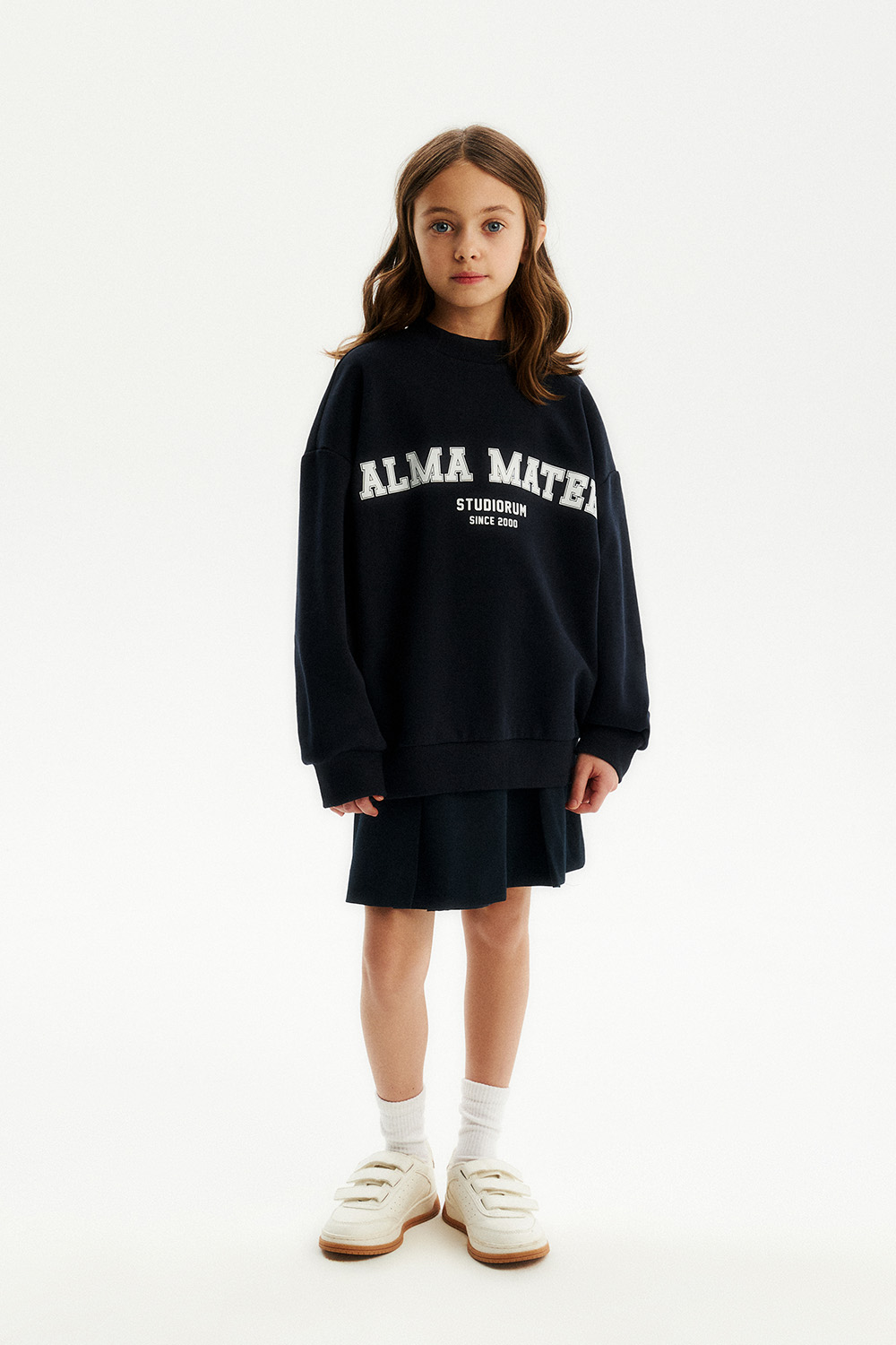 Свитшот из хлопка унисекс (SSFSB-548-18240-330) Silver spoon