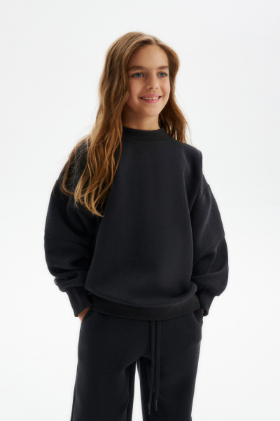 Свитшот из хлопка (SSLWU-548-38256N-183) Silver spoon