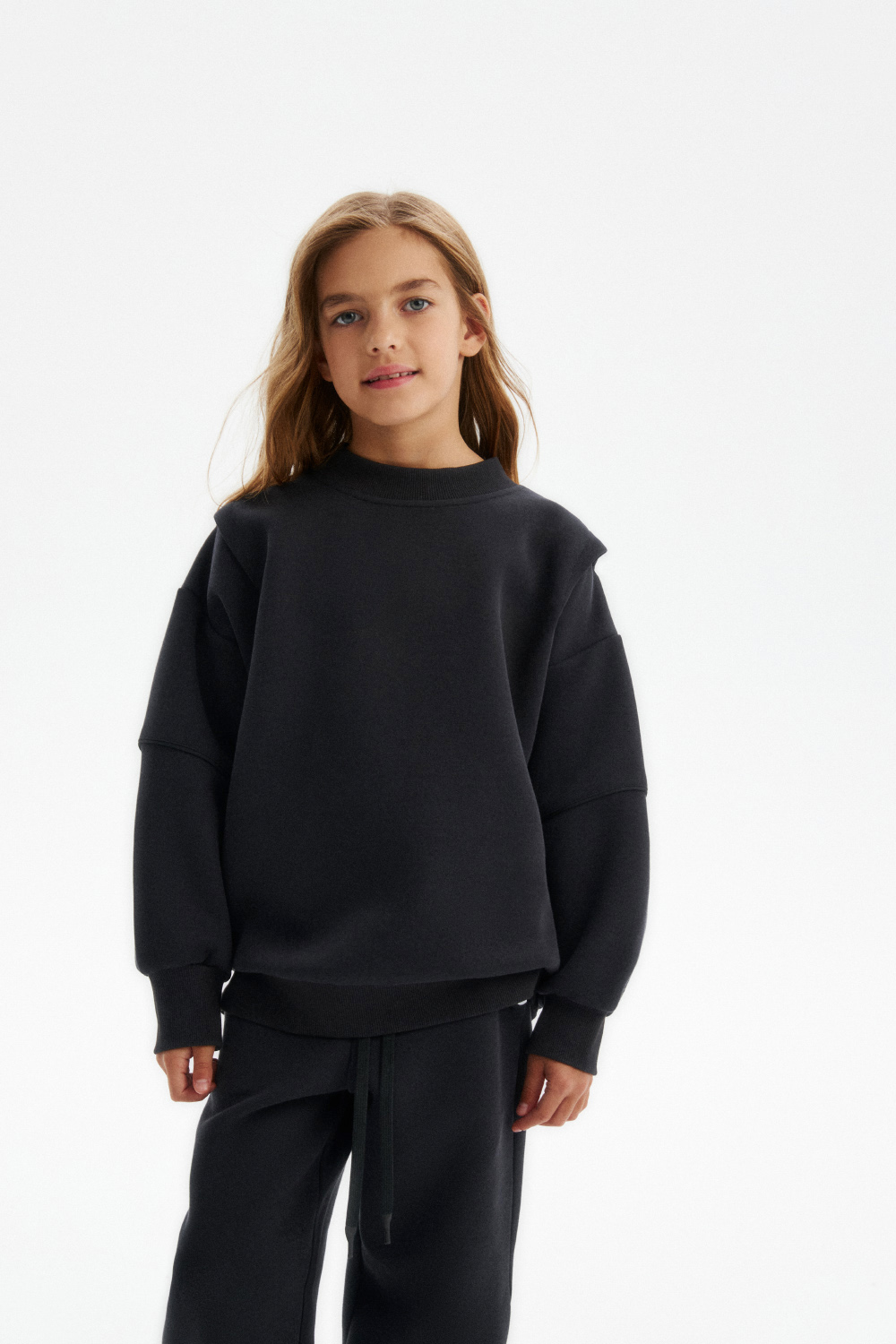 Свитшот из хлопка (SSLWU-548-38256N-183) Silver spoon