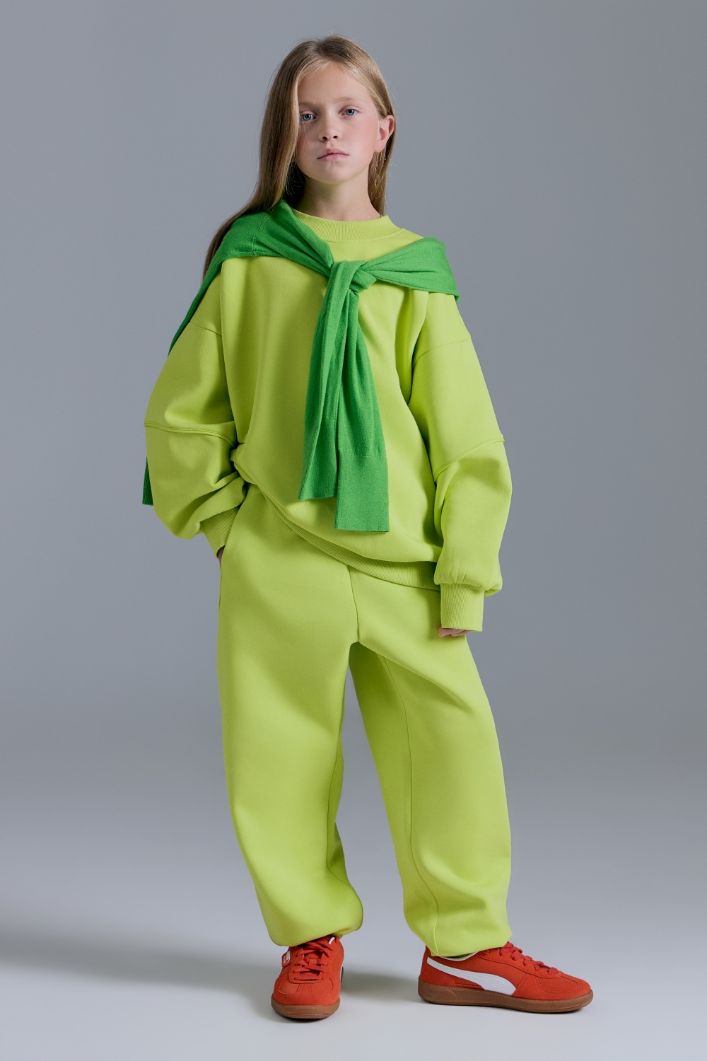 Свитшот из хлопка (SSLWU-548-38256N-616) Silver spoon