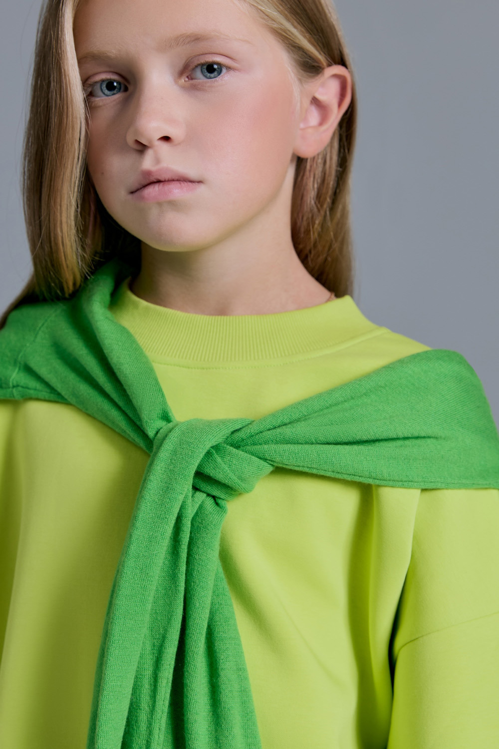 Свитшот из хлопка (SSLWU-548-38256N-616) Silver spoon