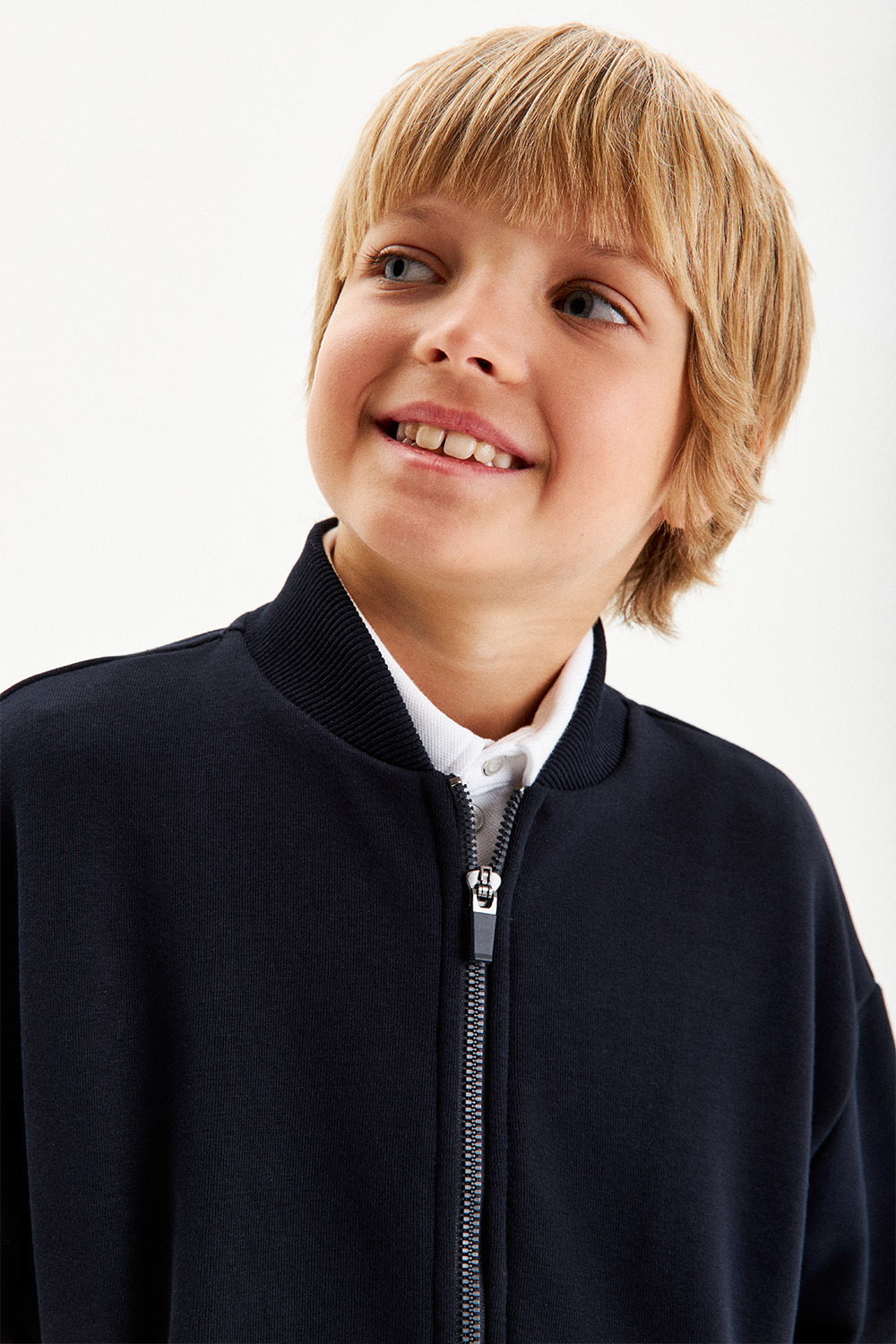 Толстовка хлопковая на молнии (SSFSB-428-18237N-330) Silver spoon